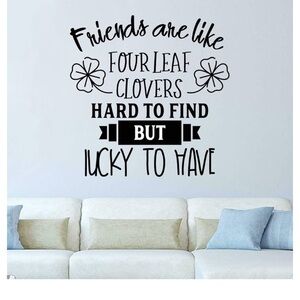 Inspirational Wall Quote Decal - Black- New